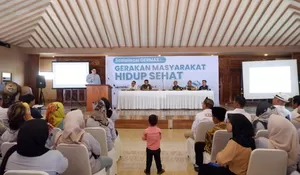 Ravindra Airlangga Sosialisasikan GERMAS di Ciampea Bogor: Masyarakat Sehat, Negara Kuat