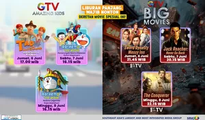 Liburan Tiba! Deretan Movie Terbaru Juga Siap Tayang Di GTV Mulai 6 Juni!