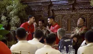 Menang Lawan China, Marselino dan Nadeo Nyanyikan Lagu Tak Ingin Sendiri untuk Prabowo