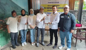 Muhammad Al Farissy Serahkan 32 Surat Dukungan saat Kembalikan Berkas Pendaftaran Calon Ketua HIPMI Kota Bogor, Timses Klaim Kemenangan di Tangan