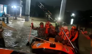 Ratusan Rumah di Klapanunggal Terendam Banjir, Warga Terpaksa Mengungsi