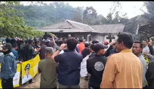 Warga Sukawangi Turun ke Jalan Tuntut Hak Kepemilikan Tanah, Minta Kementerian Kehutanan Jangan Seenak Jidat