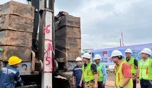 Tiang Pancang Ditancapkan, Pembangunan Salah Satu Pasar Terbesar di Bogor Dimulai