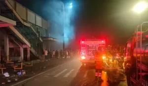 Lagi! Pasar Kebon Kembang Bogor Dilanda Kebakaran, 3 Kios dan 17 Los Ludes Terbakar, Kerugian Capai Rp400 Juta