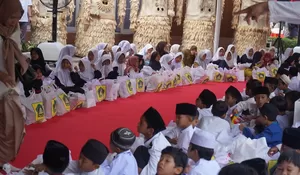 Peringati Tahun Baru Islam, Pemkab Bogor Sediakan Kuliner Gratis untuk Yatim dan Beri Santunan