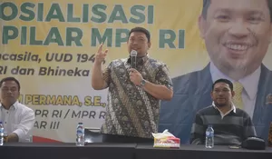 Ilham Permana Sosialisasi Empat Pilar Kebangsaan di Bogor Selatan, Ini Pesannya
