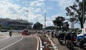 Pembangunan Jalan di Simpang Daralon CCM tinggal Finishing, Belok ke Jalan Tegar Beriman Bisa Langsung