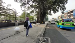 Catat! Dishub Larang Kendaraan Parkir di Bahu Jalan Alun-alun hingga Masjid Agung Kota Bogor