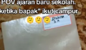 Kreativitas Ayah Ini Viral: Bikin Sampul Buku Anak dari Kertas Nasi, 'Lebih Hemat Biaya'