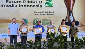 19 Tahun Berkarya, Perumda Tirta Patriot Diganjar Penghargaan Bergengsi Pemimpin Visioner Air Bersih