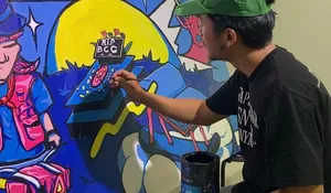 Bersuara Lewat Dinding: Piqree, Seniman Mural Muda yang Warnai Kota Bogor