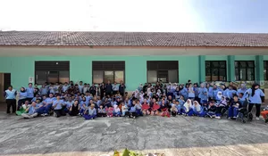 Hari Anak Nasional 2025, Savero Style Bogor Kunjungi SLB Negeri Dharma Wanita