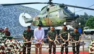 Panglima TNI Resmikan Tugu Helikopter di Simpang Pakansari Bogor
