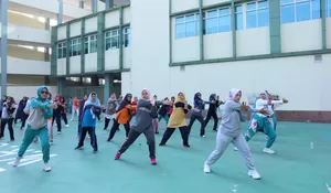 RSUD Raden Mohamad Noh Nur Ajak Lansia Senam Jantung Sehat Bersama Komunitas Spirit Sejala