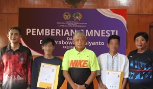 Terima Amnesti dari Presiden Prabowo, 2 Narapidana Lapas Warungkiara Sukabumi Bebas