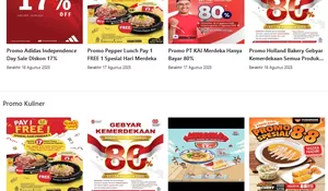 Deretan Promo Spesial 17 Agustus! Mulai Dari Kue, Kopi, hingga Fashion Semua Ada!