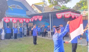 Kobarkan Semangat Kemerdekaan, PAN Kota Bogor Gelar Upacara Pengibaran Bendera Merah Putih