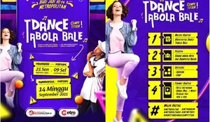 Meriahkan HUT ke-14! Metropolitan Gelar Dance Tabola Bale Competition