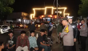 Jaga Kamtibmas, Polres Sukabumi Kota Intensifkan Patroli Skala Besar ‎
