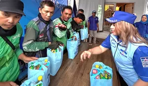 Partai Demokrat Kota Bogor Rayakan HUT ke-24 Secara Sederhana, Bagikan Sembako ke Ratusan Pengemudi Ojol