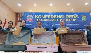Polisi Bongkar Pengedar Narkoba Lintas Daerah di Depok, 78 Kg Ganja dan 6 Pelaku Diamankan