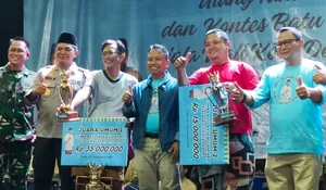 Turunkan 2.000 Batu, Tim Mister Cilo Sabet Juara Umum Kontes Batu Nasional Piala Wali Kota Depok 2025