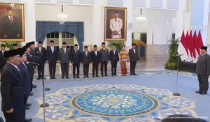 Daftar 25 Pejabat yang Dilantik Presiden Prabowo Subianto di Istana Negara, Termasuk Gubernur Papua dan Wakil Menteri