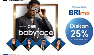 BRI Hadirkan Pengalaman Musik Kelas Dunia Lewat Konser Babyface dengan Penawaran Eksklusif BRImo Diskon 25 Persen