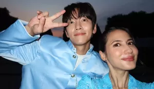 Pevita Pearce dan Ji Chang Wook Pose Gunakan Kebaya di Candi Prambanan, Netizen Dibuat Heboh