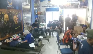 Peduli Kesehatan dan Kemanusiaan, NasDem Kota Bogor Gelar Donor Darah Sambut Ultah ke 14