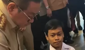 Kisah Zidan, Pemuda Disabilitas yang Kini Jadi Desainer Grafis di Transjakarta Usai Wawancara dengan  Pramono Anung