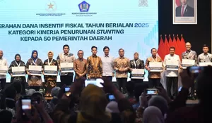 Pemkot Sukabumi Diguyur Intensif Fiskal Rp5,5 Miliar Berkat Stunting ‎