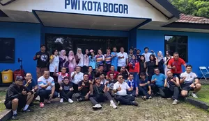 Bank Kota Bogor Meriahkan Senam Sehat PWI, Gandeng Wartawan jadi Nasabah