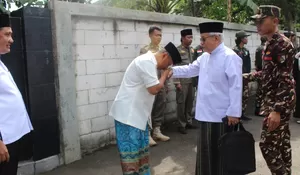 Membludak! Kehadiran Mantan Wapres Ma'ruf Amin Suntik Energi Spiritual Ngaji Hikmah di Kediaman Wali Kota Depok
