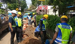 Jamin Distribusi Air 24 Jam, Perumda Tirta Pakuan Kota Bogor Gencarkan Pemasangan Pipa Besar