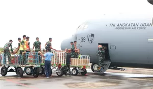 Pesawat TNI AU Tiba di Aceh dan Sumbar Bawa Bantuan Darurat Sesuai Instruksi Presiden Prabowo