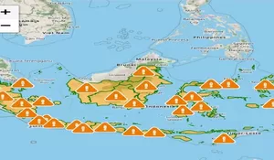 BMKG Rilis Peringatan Bahaya Gelombang Tinggi 5–8 Desember 2025