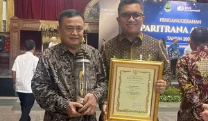 Lewat Pembinaan BPJS Ketenagakerjaan, Desa Gandoang Raih Penghargaan ke II Tingkat Provinsi pada Paritrana Award 2024