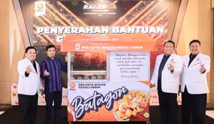 PKS Kota Bogor Bagikan Gerobak UMKM Gratis, Adityawarman Adil : Genjot Kemandirian Kader