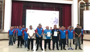 Bobby Maulana Hadiri Pelantikan Pengurus PTMSI Kota Sukabumi, Dorong Kolaborasi dan Pembinaan Atlet dari Akar Rumput