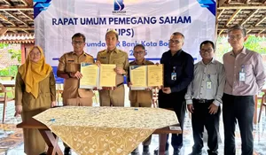 Perdana! Bank Kota Bogor Gelar RUPS Perubahan Status Perumda jadi PT