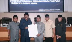 DPRD Kabupaten Sukabumi Gelar Paripurna Penetapan Rencana Kerja 2026 hingga Pengurangan Propemperda