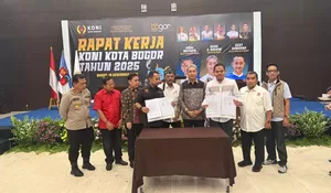 KONI Kota Bogor Targetkan 100 Medali Emas Porprov 2026, Dedy Sumarna: Bogor 100 Adalah Ikhtiar