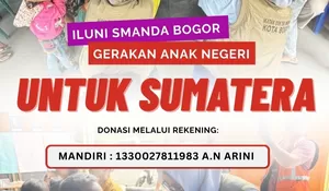 Lewat GAN, ILUNI SMANDA Bogor Salurkan Bantuan untuk Korban Bencana Sumatera
