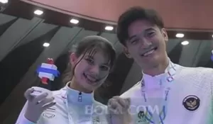 Beda Negara Tapi Saling Dukung, Kisah Romantis Alvin dan Catherine di SEA Games 2025