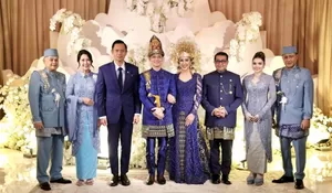 Teuku Rassya Resmi Menikah dengan Cleantha, AHY dan Teuku Riefky Jadi Saksi Pernikahan