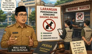 Pemkot Balikpapan Siapkan Perda Larangan Daging Anjing, Pengawasan Tempat Makan Diperketat