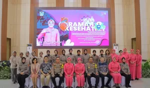 Memperingati Hari Kesatuan Gerak Bhayangkari Ke-71, Polda Lampung Adakan Ceramah Kesehatan