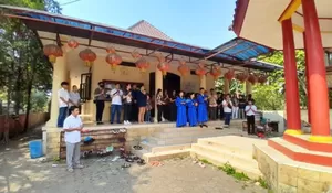 Kebaktian Bersama Dan Fang Sen Dalam Kegiatan Perdana PD Petrisia Bogor Di Vihara Prajna Gandha, Gunung Sindur