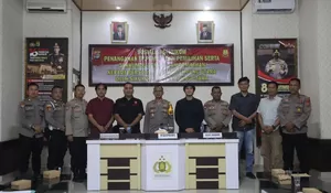 Polres Lampung Utara Sosialisasi Hukum Penangan Tindak Pidana Pemilu 2024 Untuk Menjaga Netralitas Polri